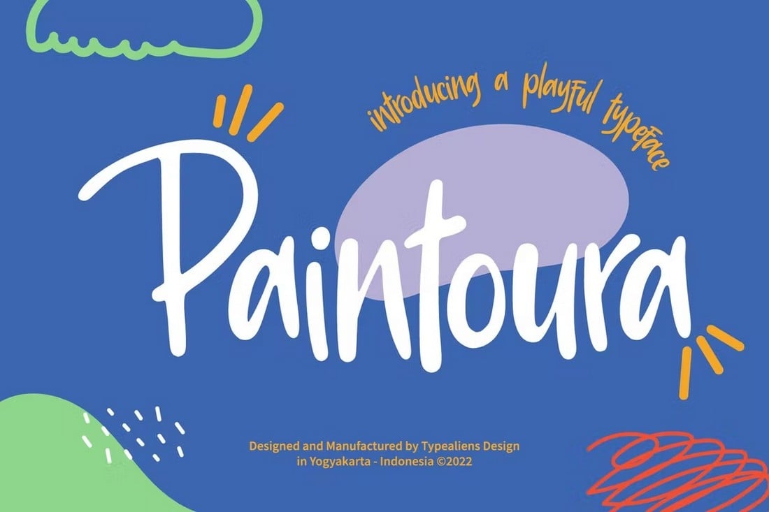 Paintoura - Creative Font for Procreate