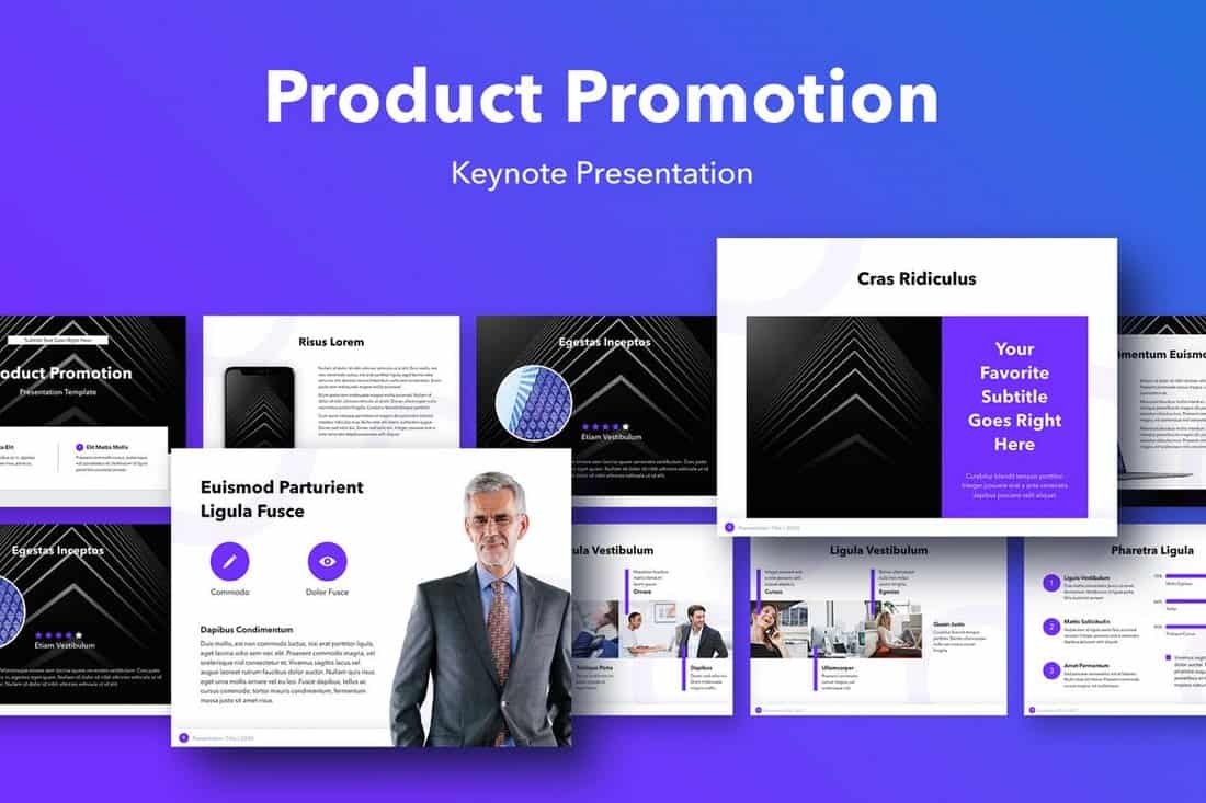 Product Promotion Keynote Template
