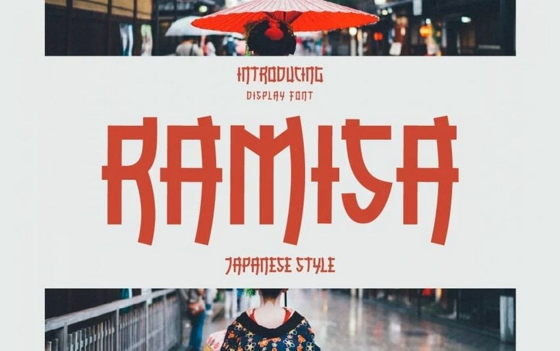 RAMISA - Free Japanese Restaurant Font
