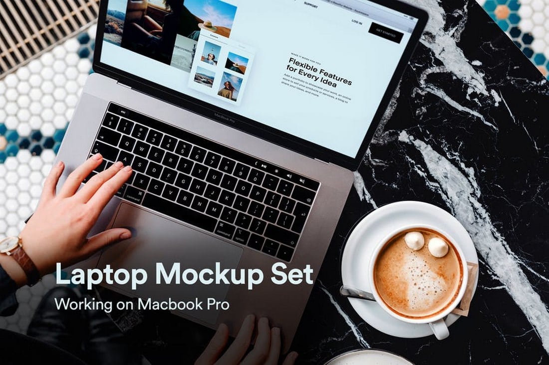 Real-Photo Laptop Mockup Set