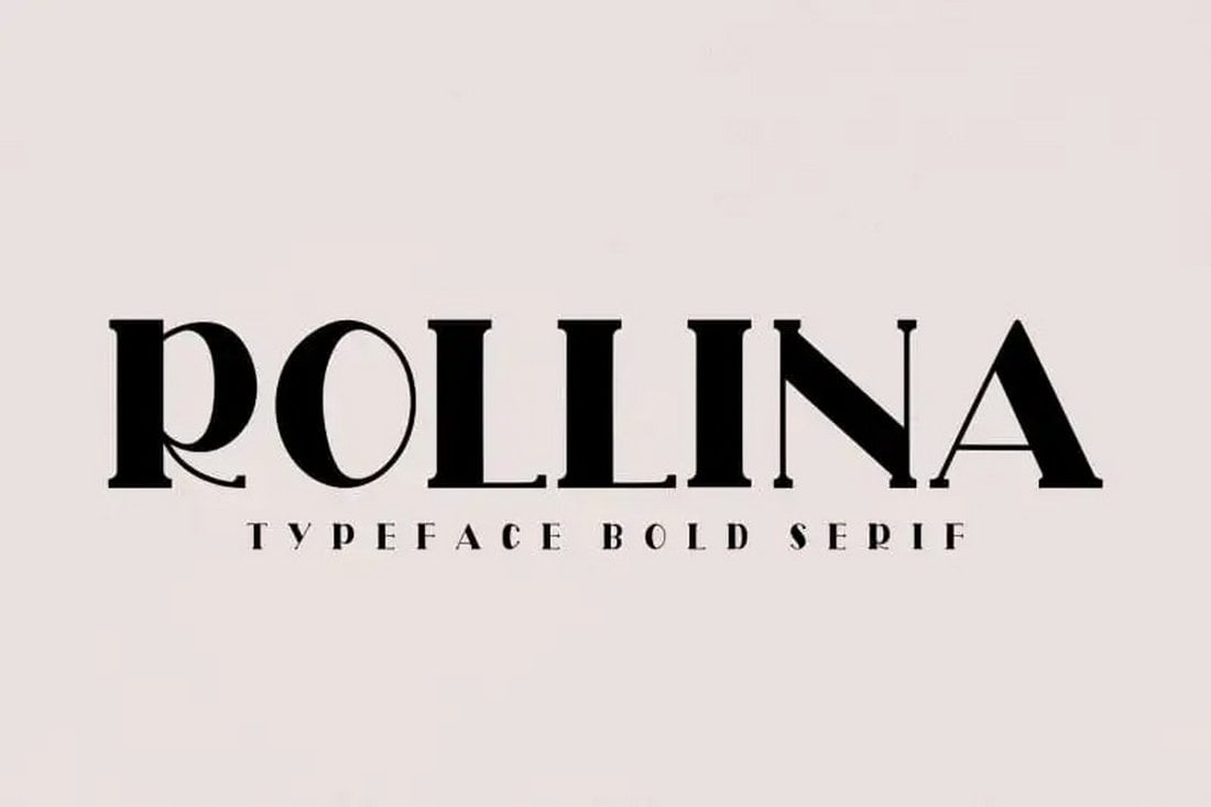 Rollina - Free Restaurant Font