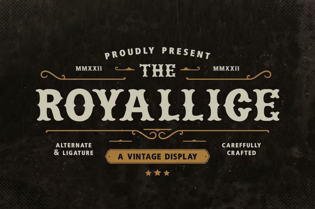 Royallice - Vintage Restaurant Font