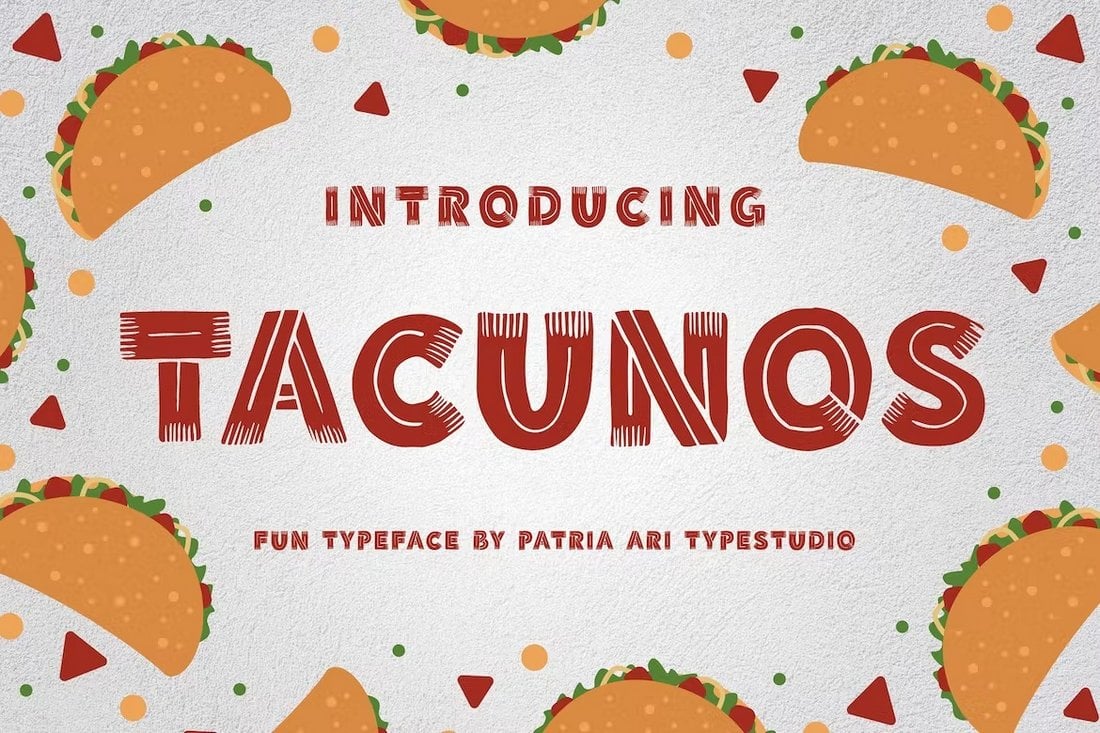 Tacunos - Fun Mexican Restaurant Font