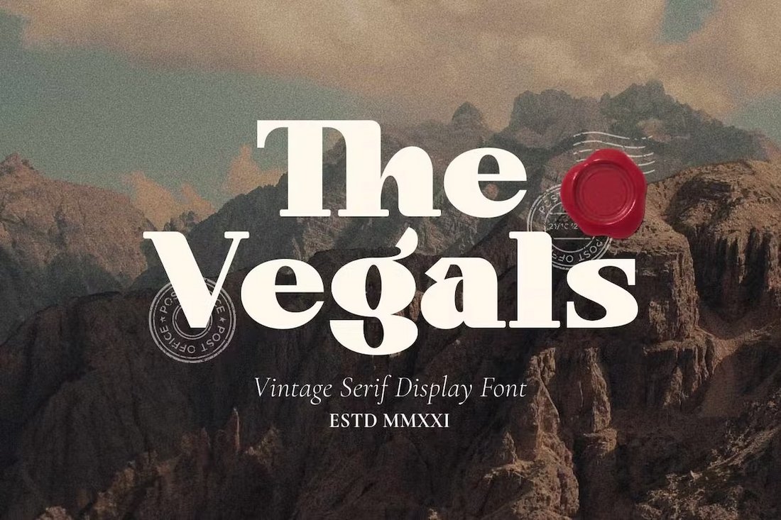 The Vegals - Vintage Advertising Fonts