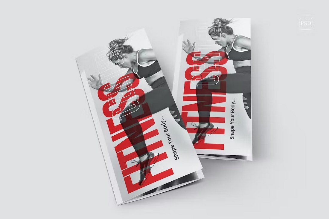 Typographic Tri-Fold Brochure Design