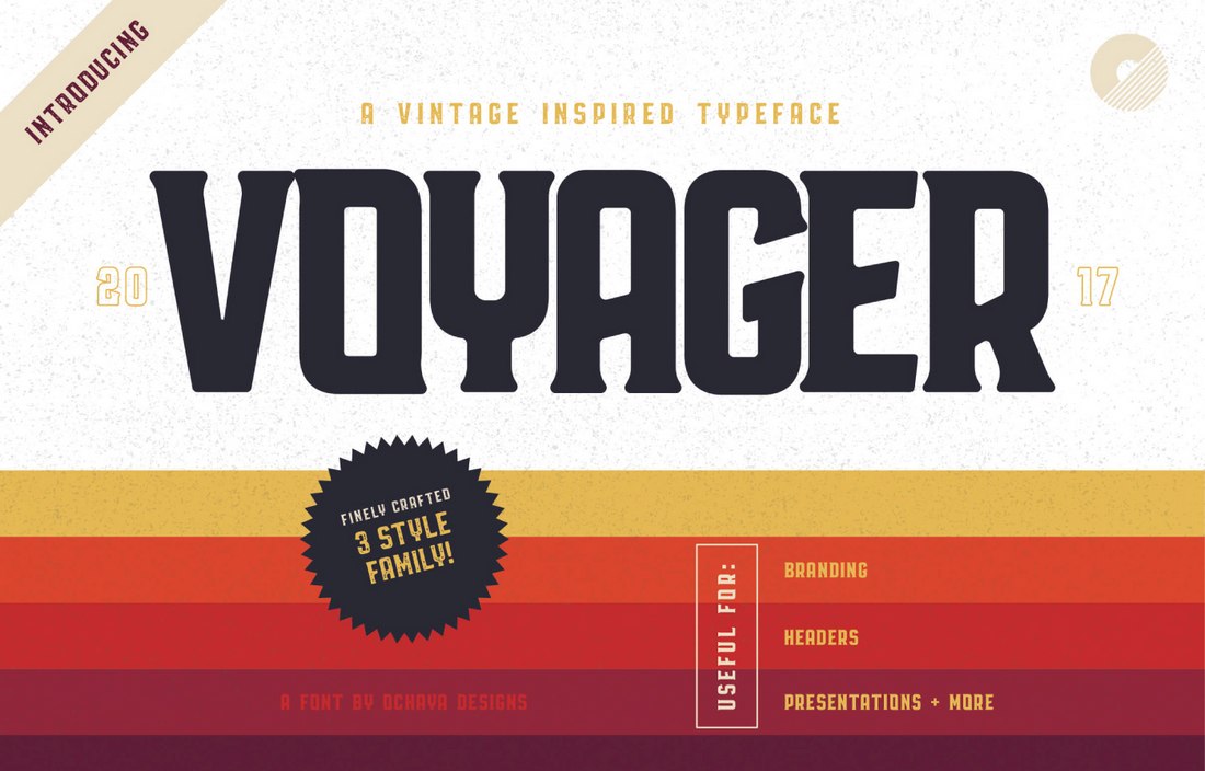 Voyager - Free Vintage Font
