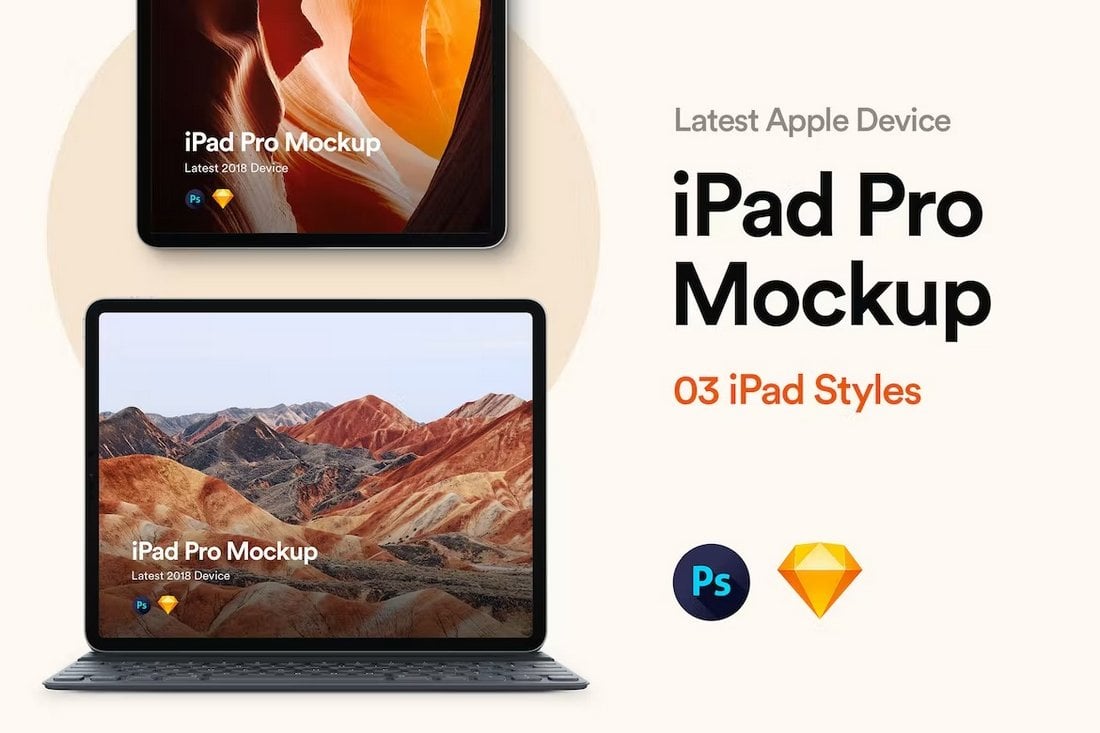 iPad Pro Adobe XD Mockup