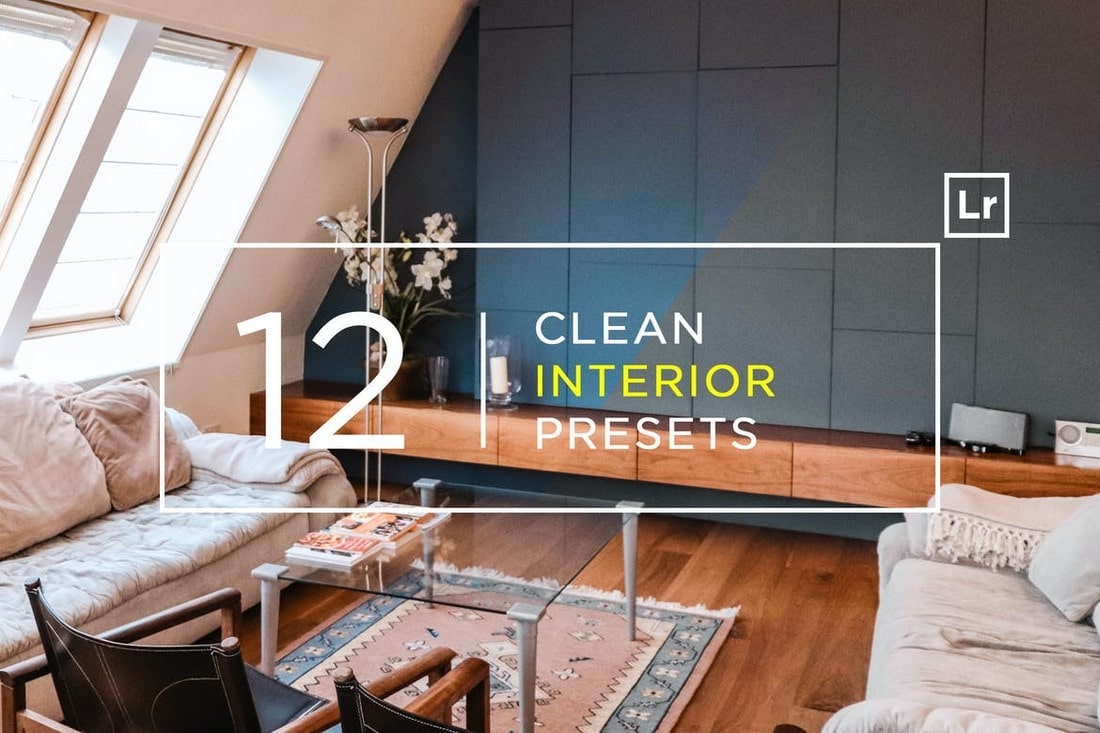 12 Clean Interior Lightroom Presets