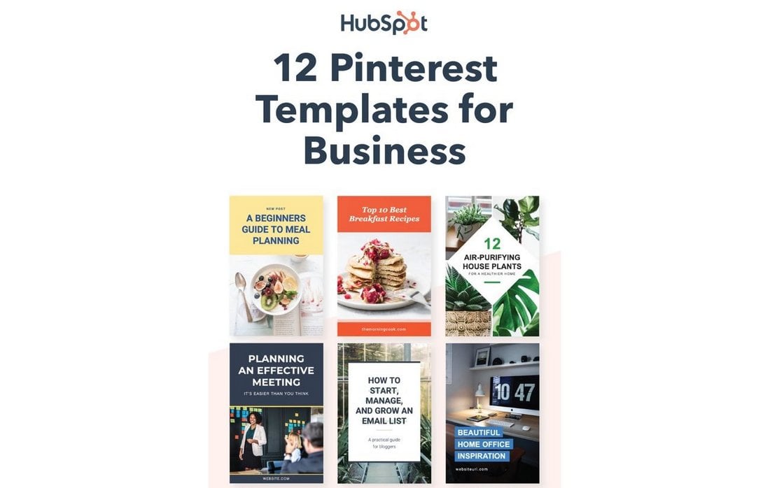 12 Free Pinterest Templates for Business