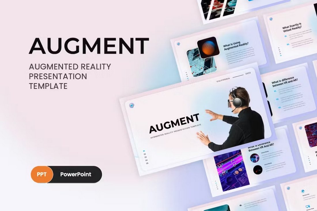 Augment - Augemented Reality PowerPoint Template