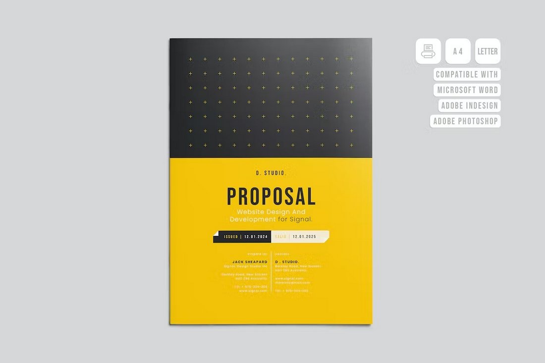 Brief Proposal Brochure for Word