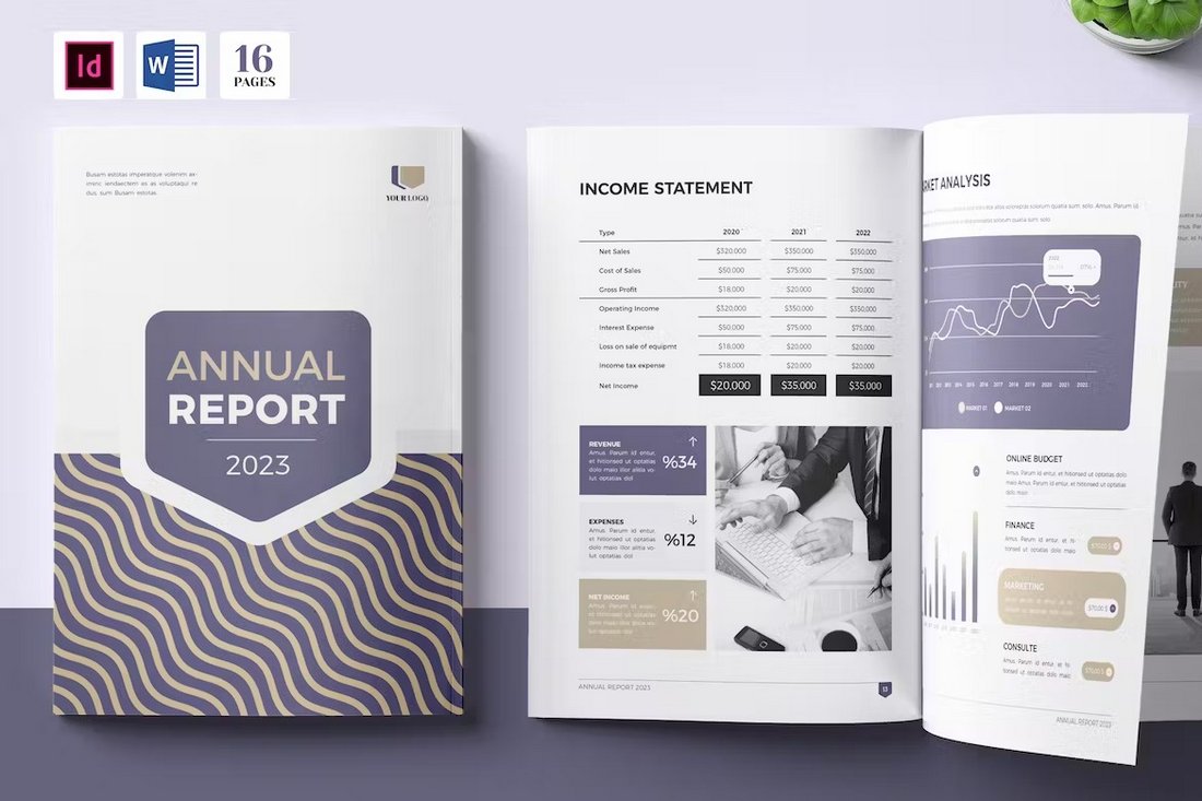 Business Annual Report Word Template