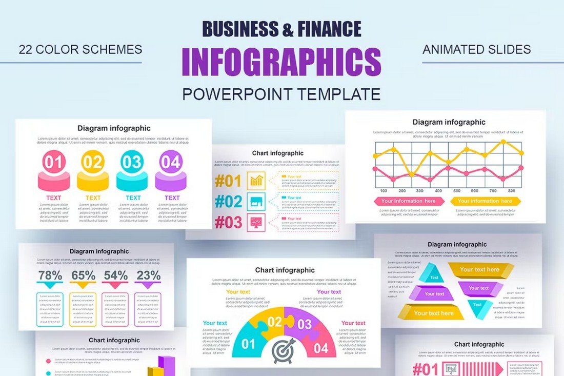 Business & Finance Infographic PowerPoint Slides