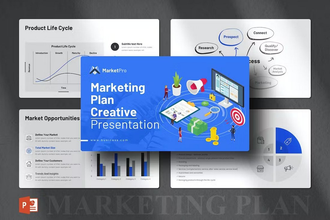 Creative Marketing Plan PowerPoint Template