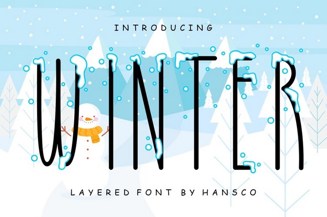 Cute Free Winter Font