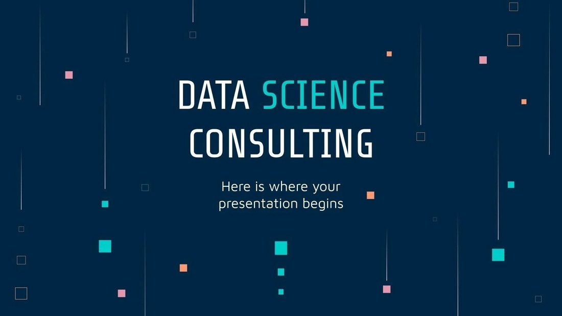 Data Science Consulting Free PowerPoint Template