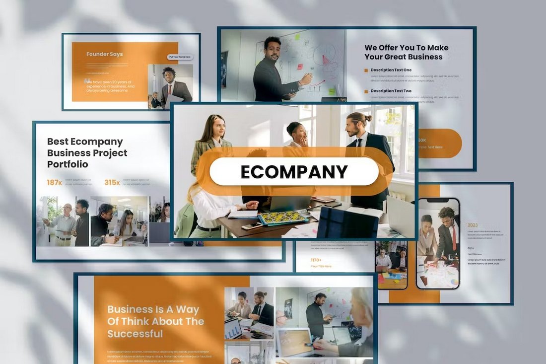 Ecompany - Multipurpose PowerPoint Template