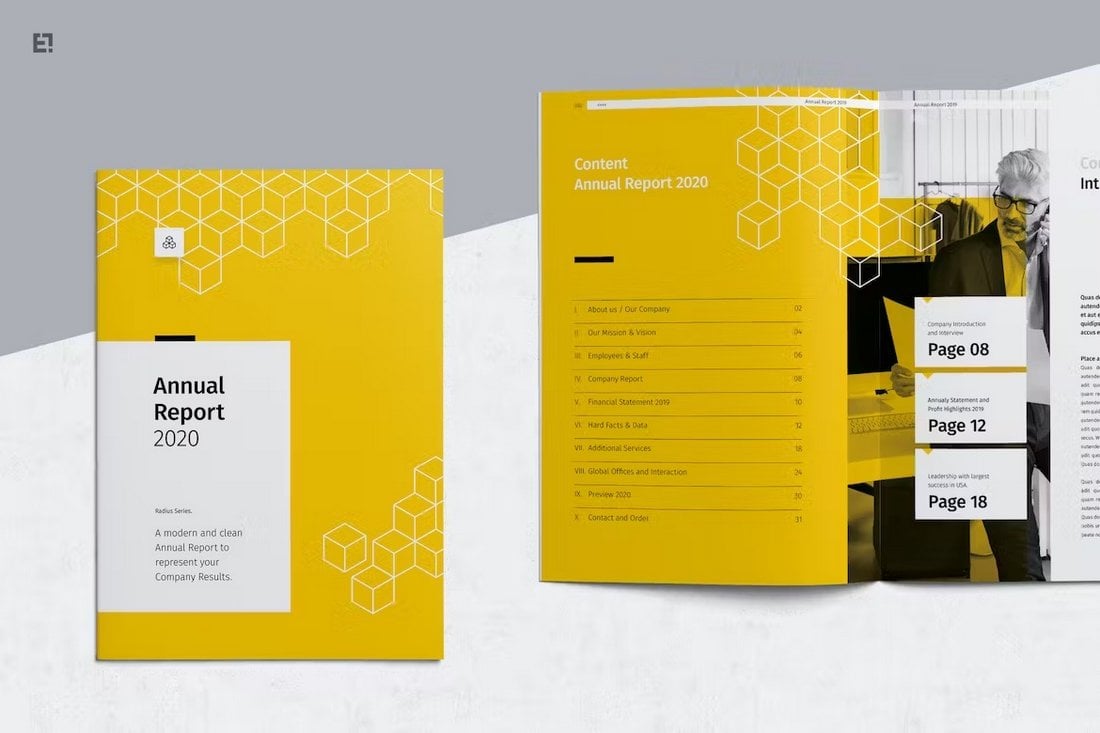 Editable Annual Report Template for Nonprofits