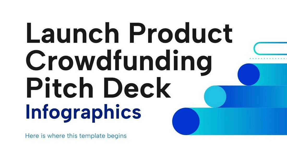 Free Product Crowdfunding Pitch Deck Infographics