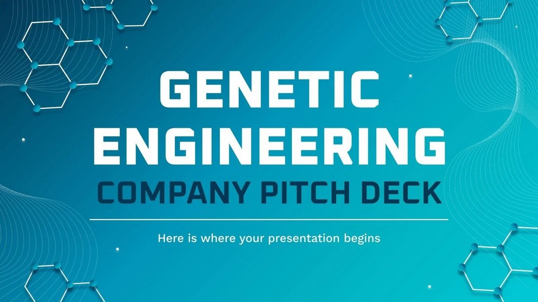 Free Science Company Pitch Deck Template