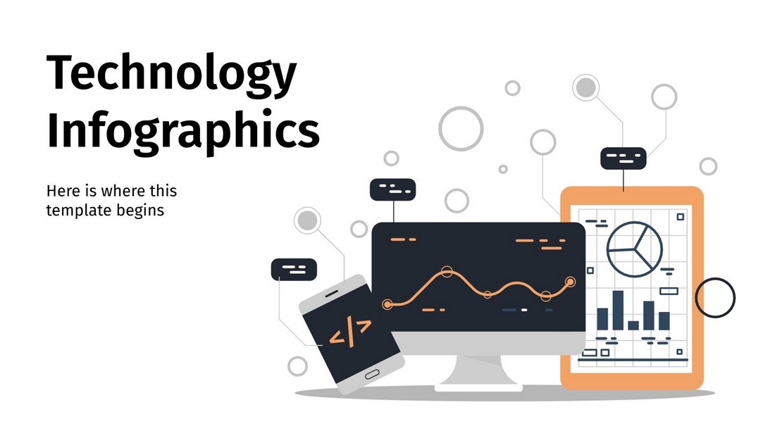Free Technology Infographics PowerPoint Template