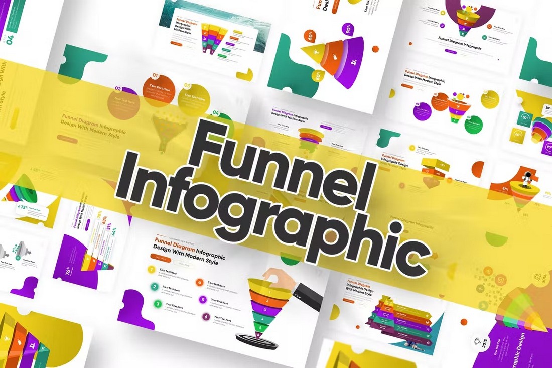 Funnel Infographic Powerpoint Template