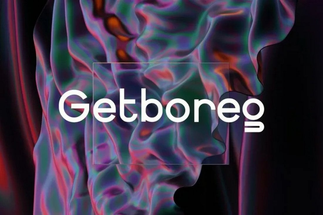 Getboreg - Free Sans Serif Font