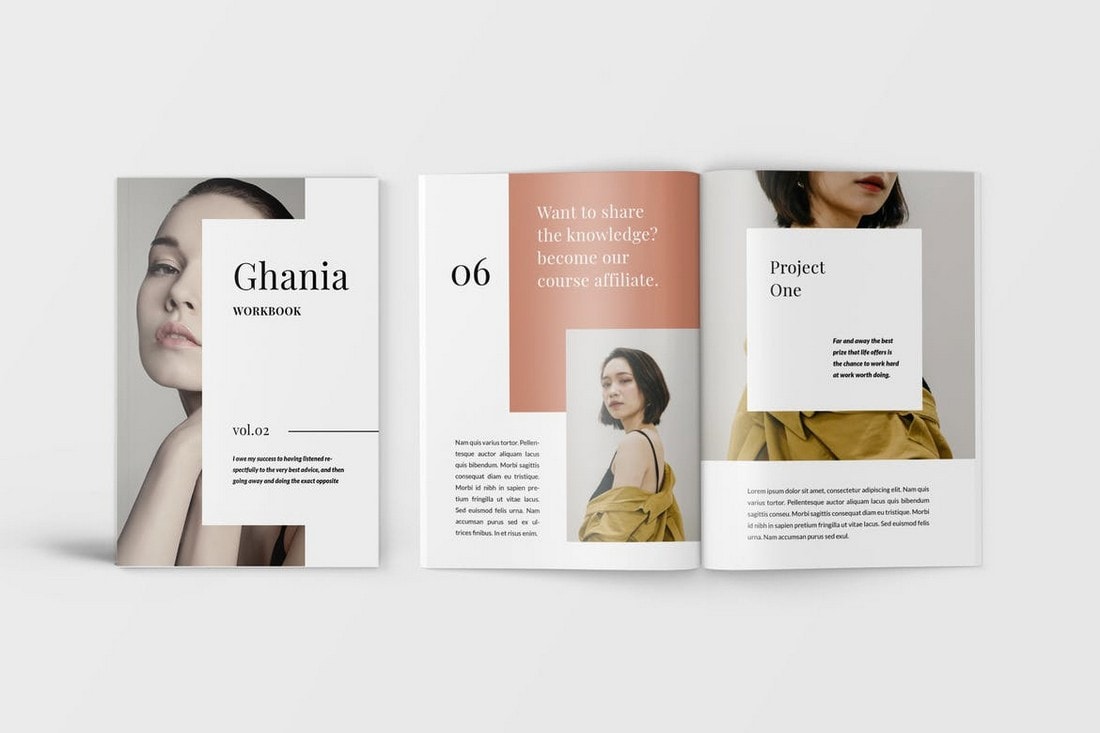 Ghania - Workbook & Lookbook Word Brochure