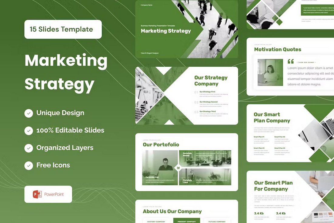 Green Marketing Strategy Presentation Template