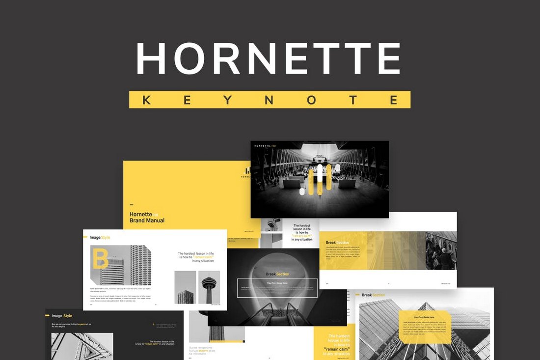Hornette - Creative Keynote Template