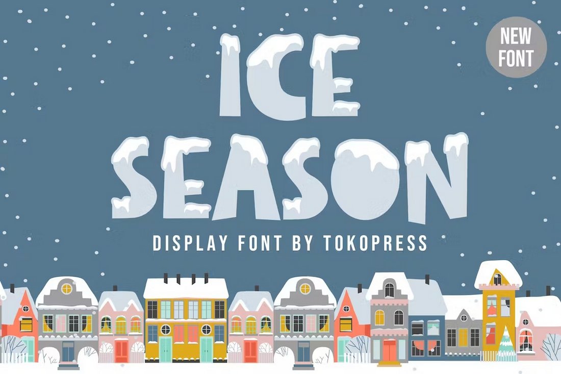 Ice Season - Snow Font for Kids