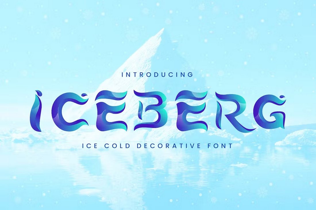 Iceberg - Cold Ice Font