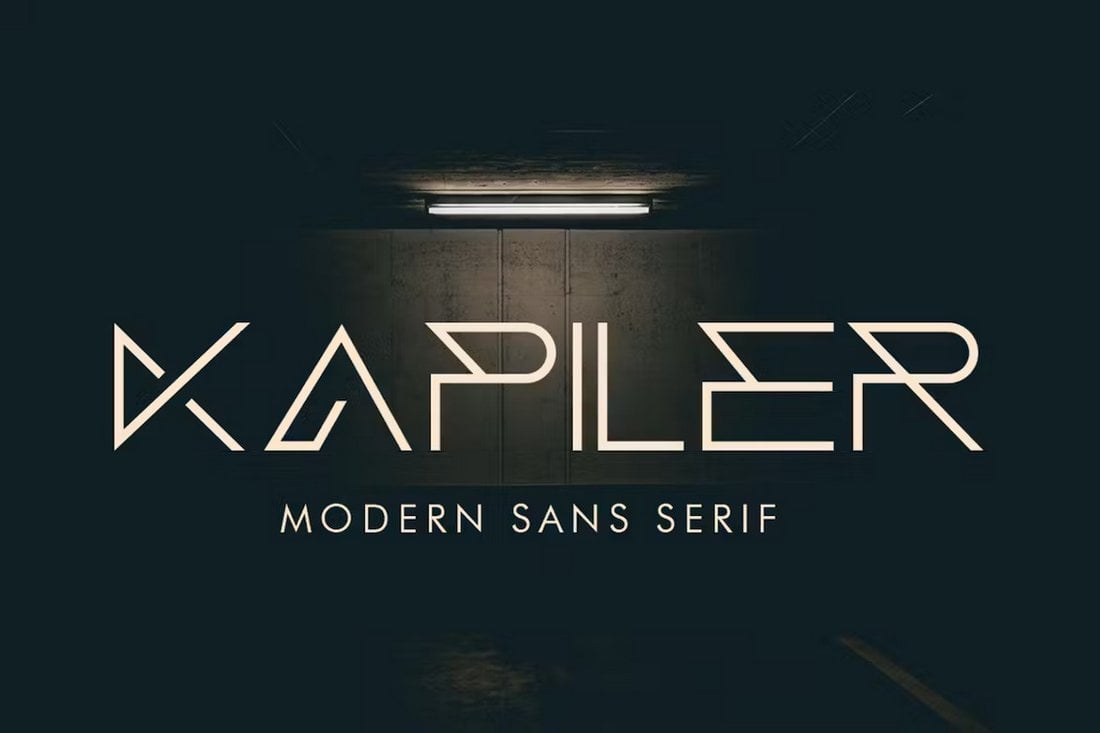 Kapiler - Modern Sans Serif Logo Font