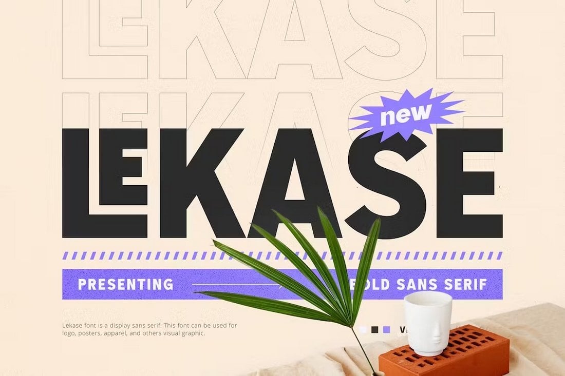 Lekase - Modern & Bold Sans Serif Font