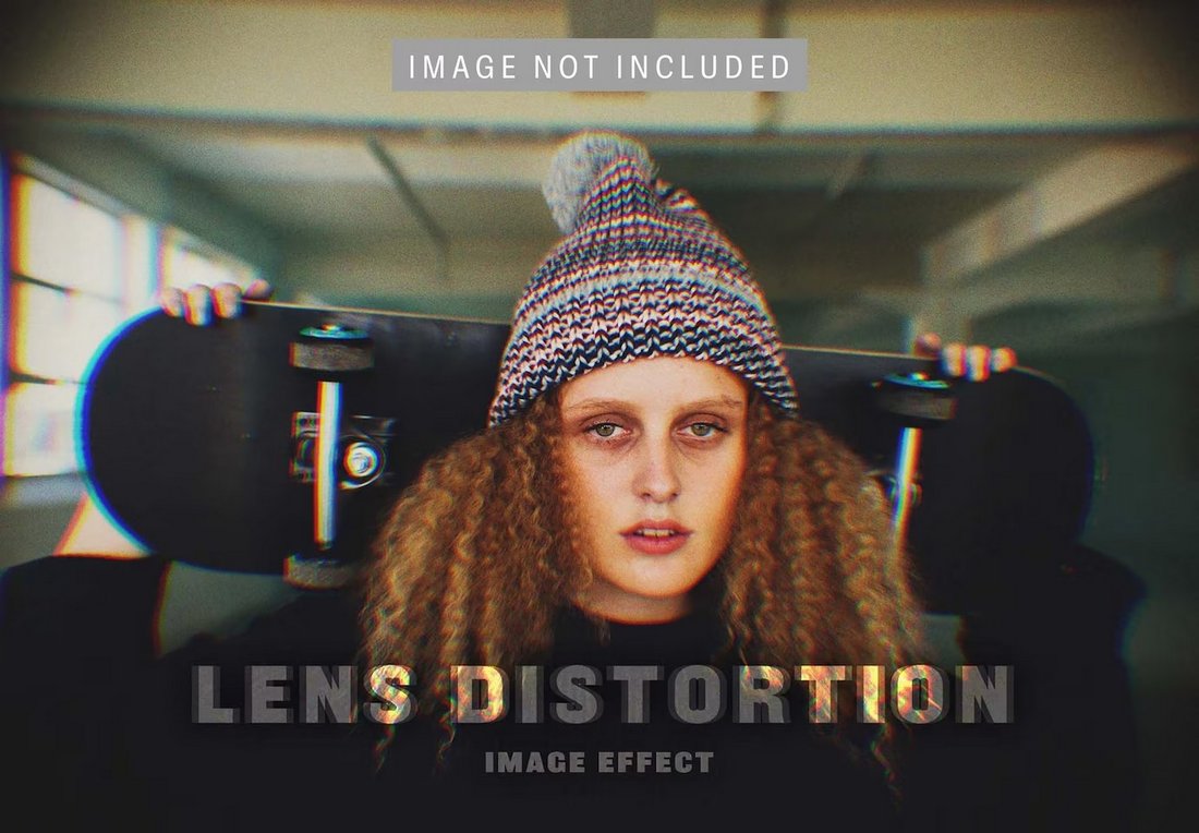 Lens Distortion Free Instagram Filter PSD