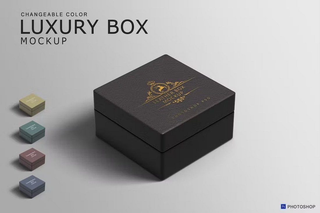 Luxury Jewelry Box Mockup