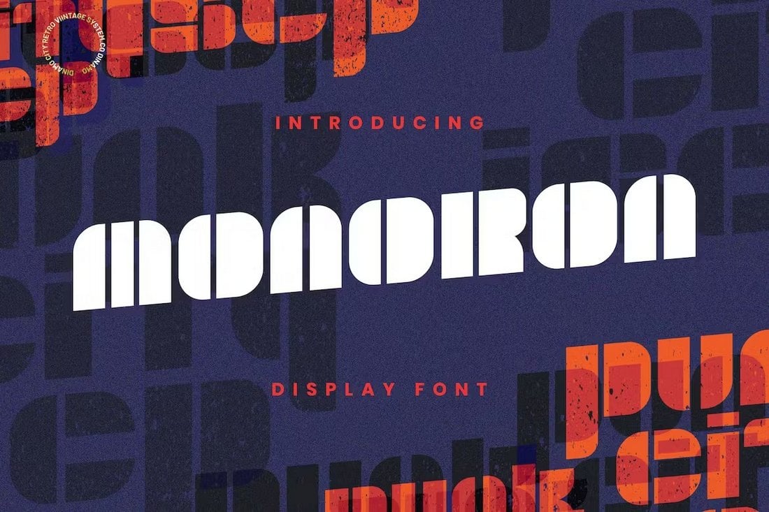 Monoron - Bold Rounded Sans SerifFont