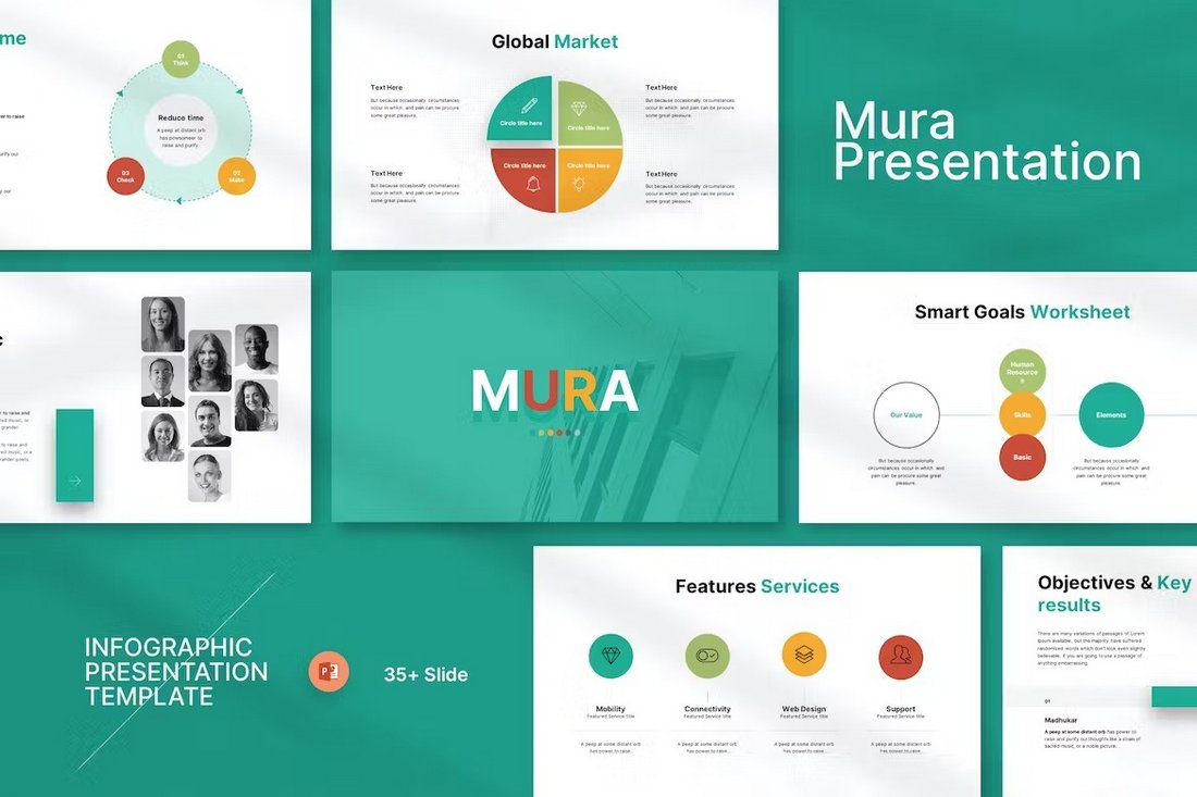 Mura - Infographic PowerPoint Templates