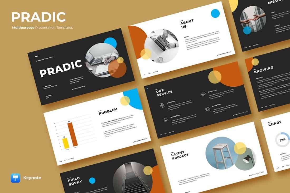 PRADIC - Creative Keynote Template