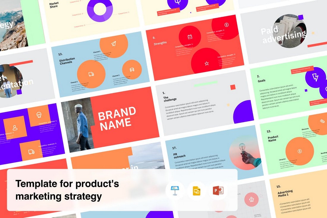Product Marketing Strategy Presentation Template