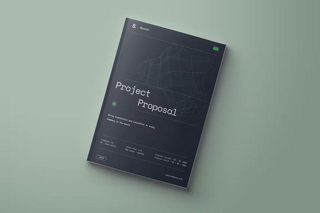 Project Proposal Word Brochure Template