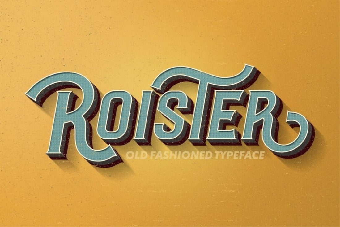 Roister - Creative Vintage Font