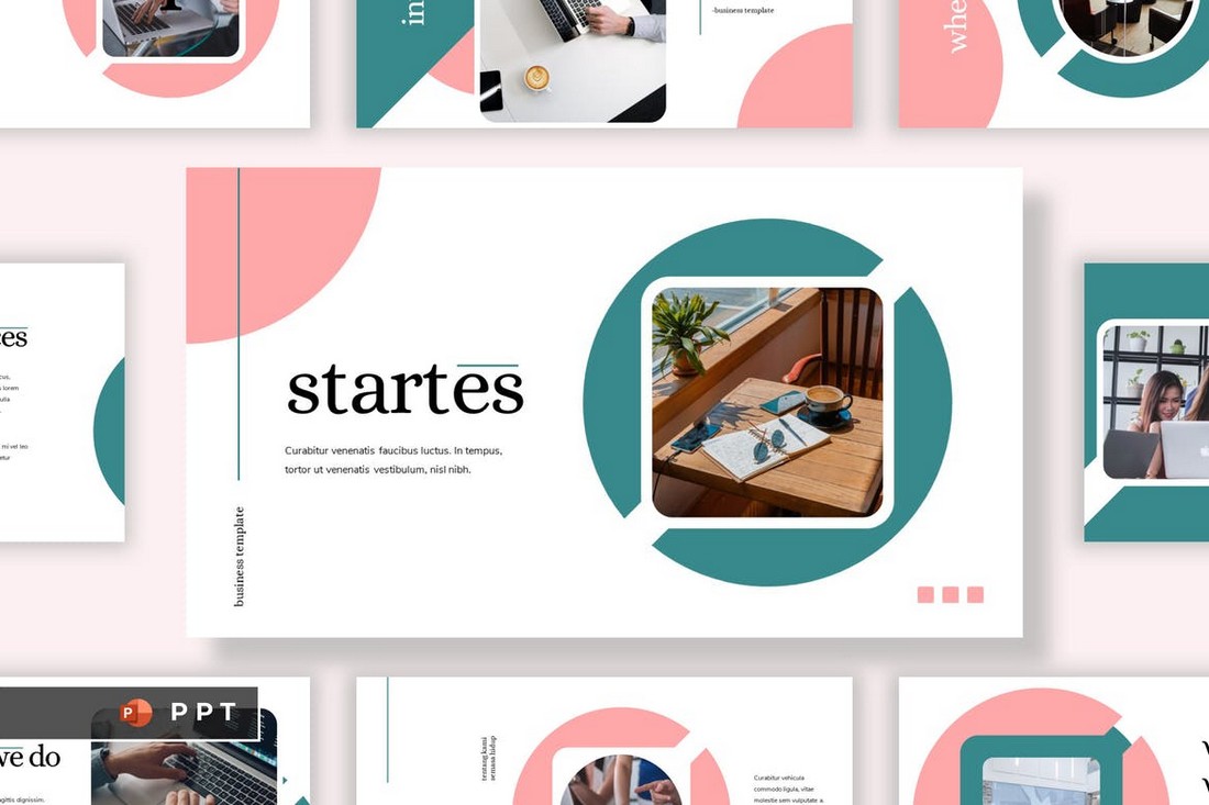STARTES - Clean Professional Powerpoint Template