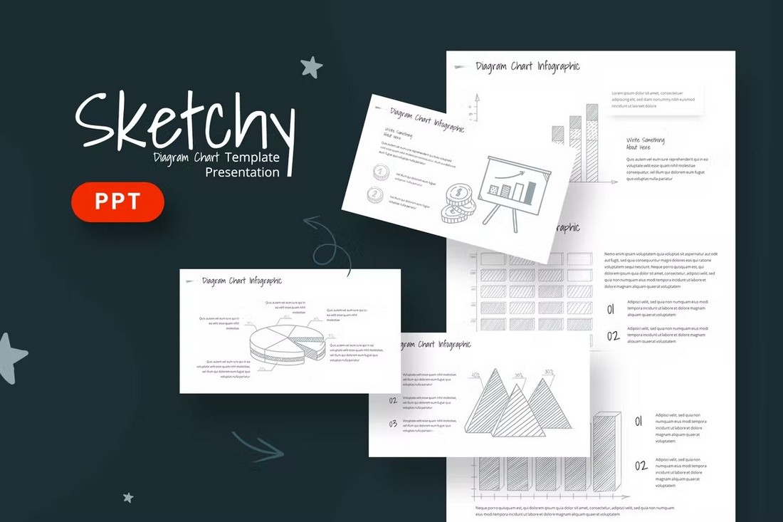 Sketchy Infographic Powerpoint Template