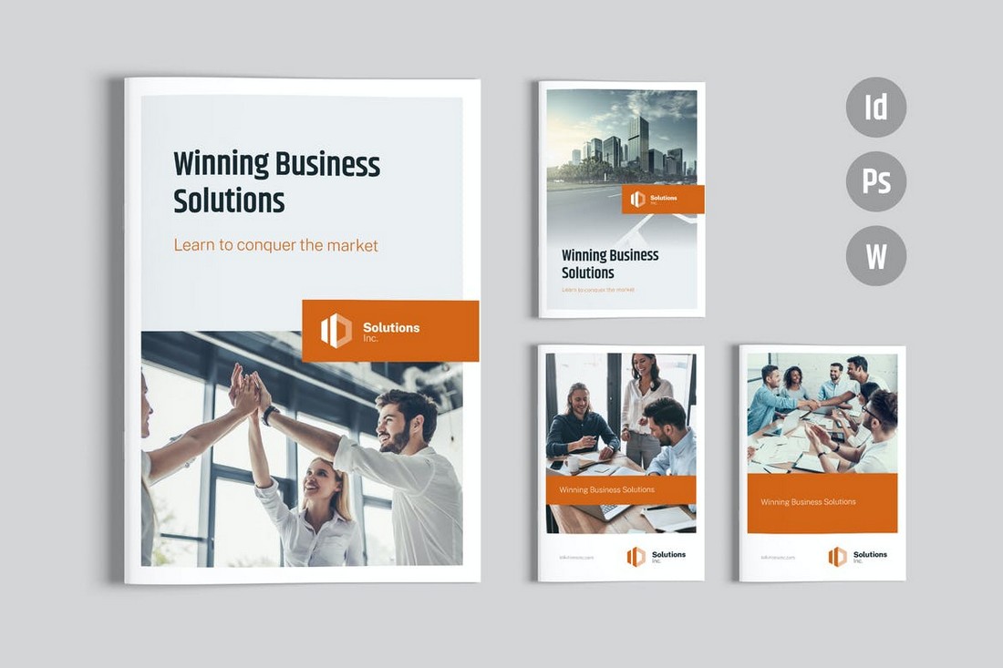 Solutions - Business Brochure Word Template