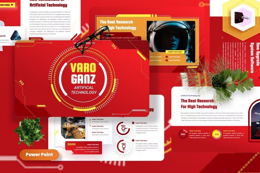 Varoganz - Tehcnology Powerpoint Templates