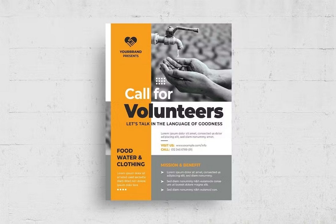 Volunteers Flyer Nonprofit Template