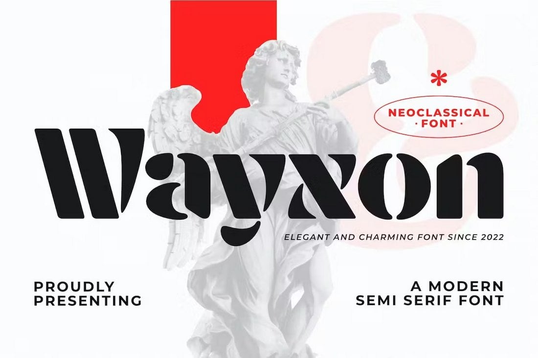 Wayxon - Modern Semi-Serif Font