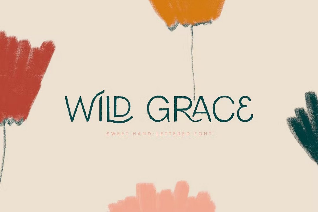 Wild Grace - Sweet Handwritten Font