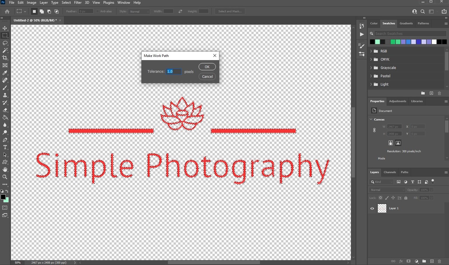 vectorize image in photoshop - 3